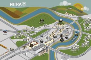 Detská mapa Nitra